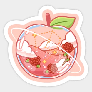 Glass Fruit Series - Apple Sticker